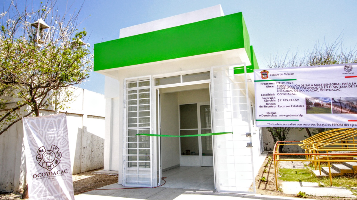 Inauguran sala multisensorial en Coyoacac