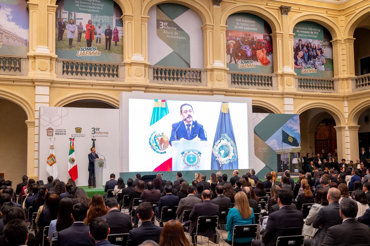 Destaca rector de la UAEMex logros significativos en su tercer año de ...
