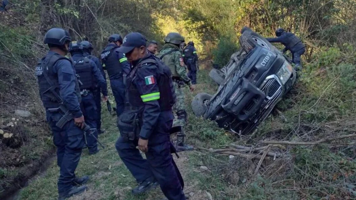 Accidente de policías del Edomex.