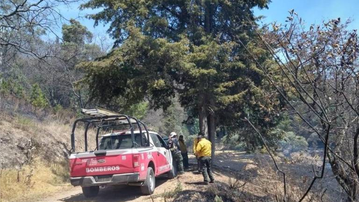 Controlan incendio en Lerma.