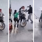 Rocían gasolina a ladrones