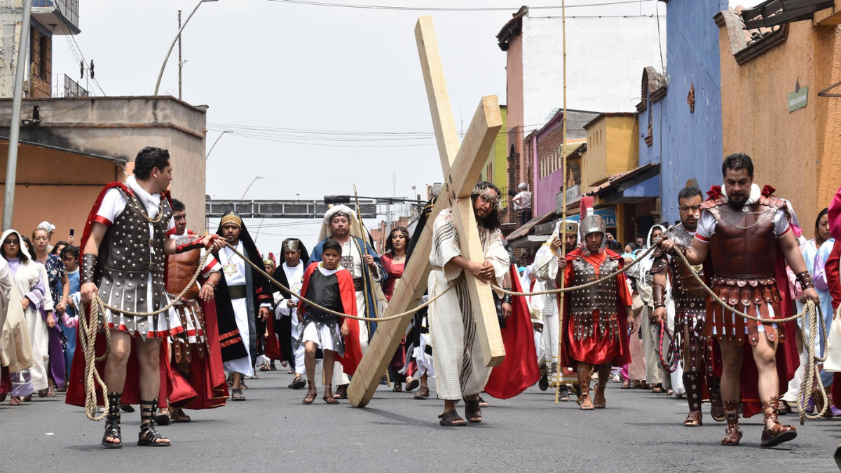 Viacrucis en Metepec