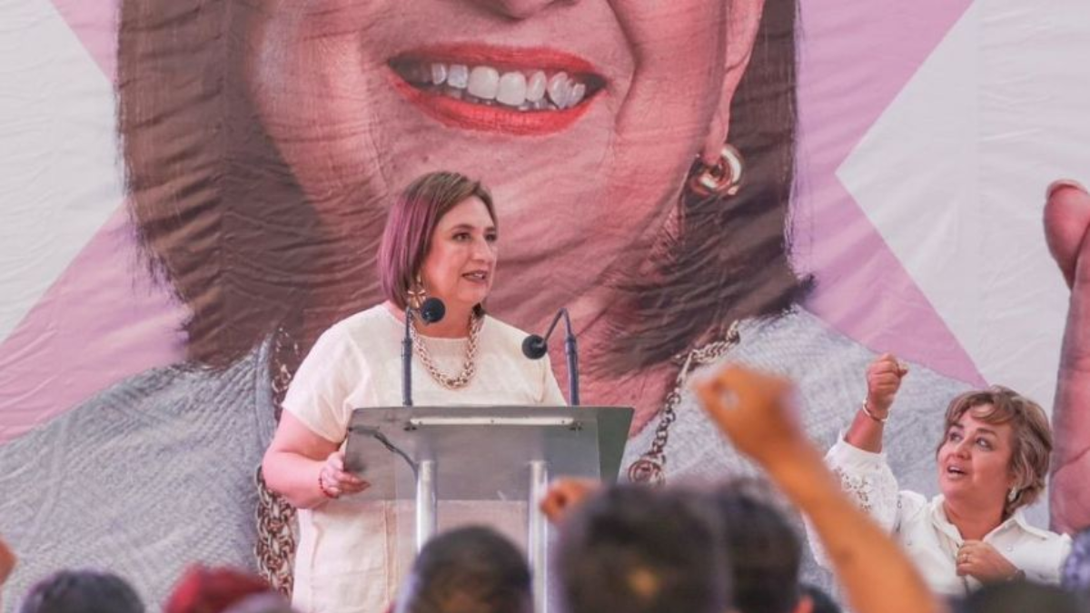 Xóchitl Gálvez visita Ecatepec.