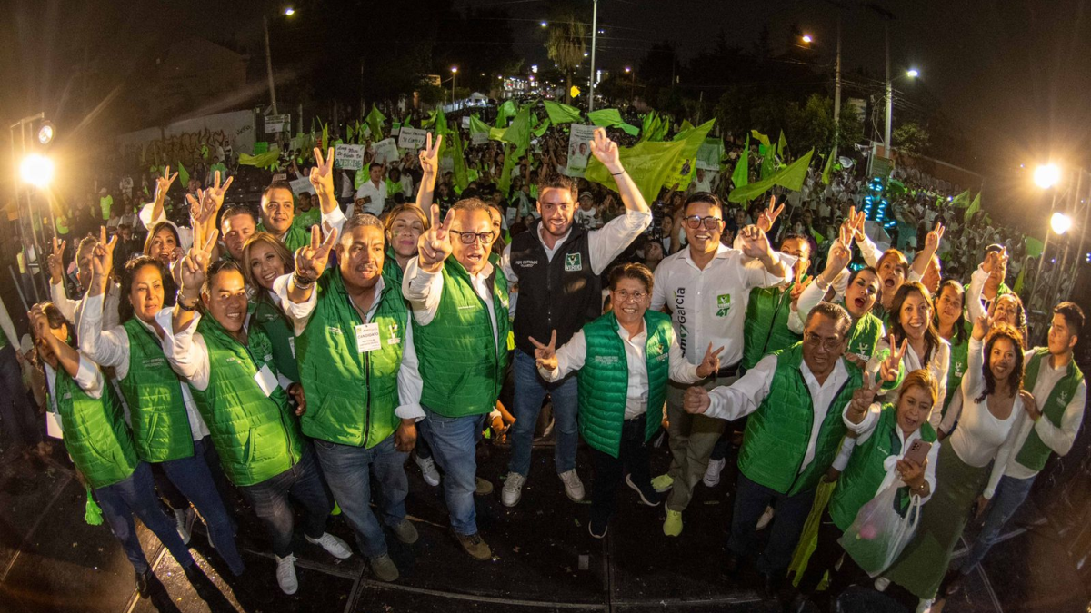 Acude “plana mayor” del PVEM nacional con los más de 300 mil movilizados en arranques de campaña del Edomex