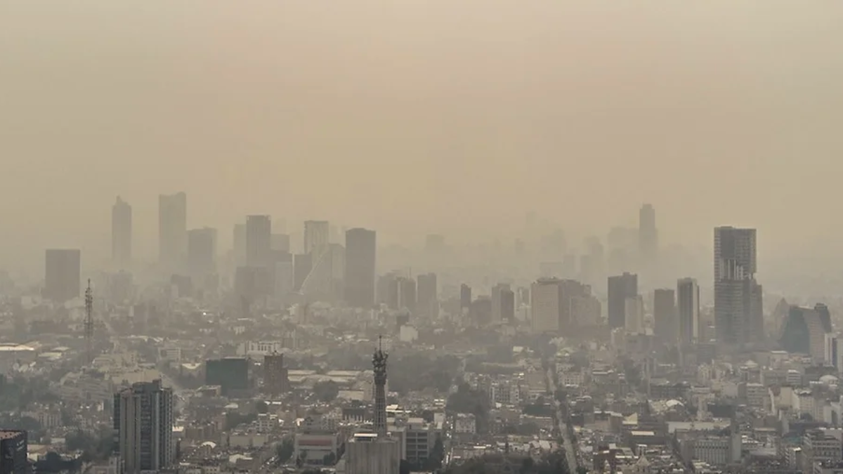 Contaminación en el aire.
