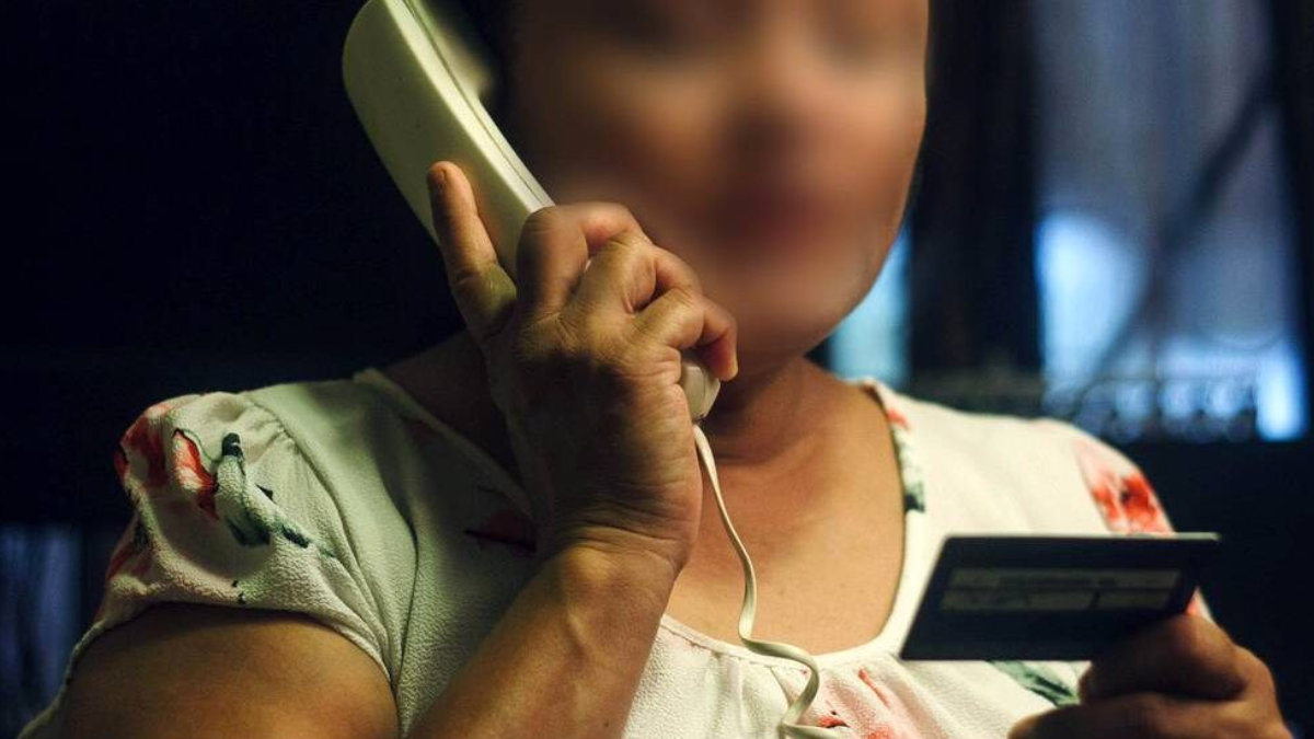 Extorsión telefónica.