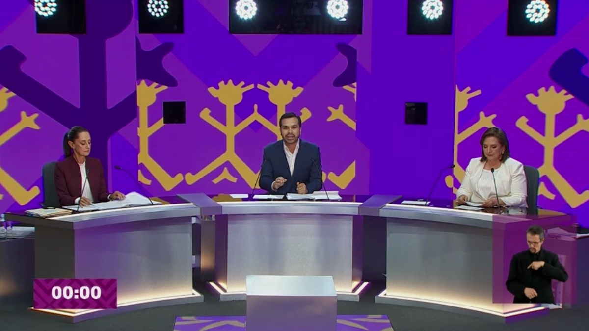 Primer debate presidencial.