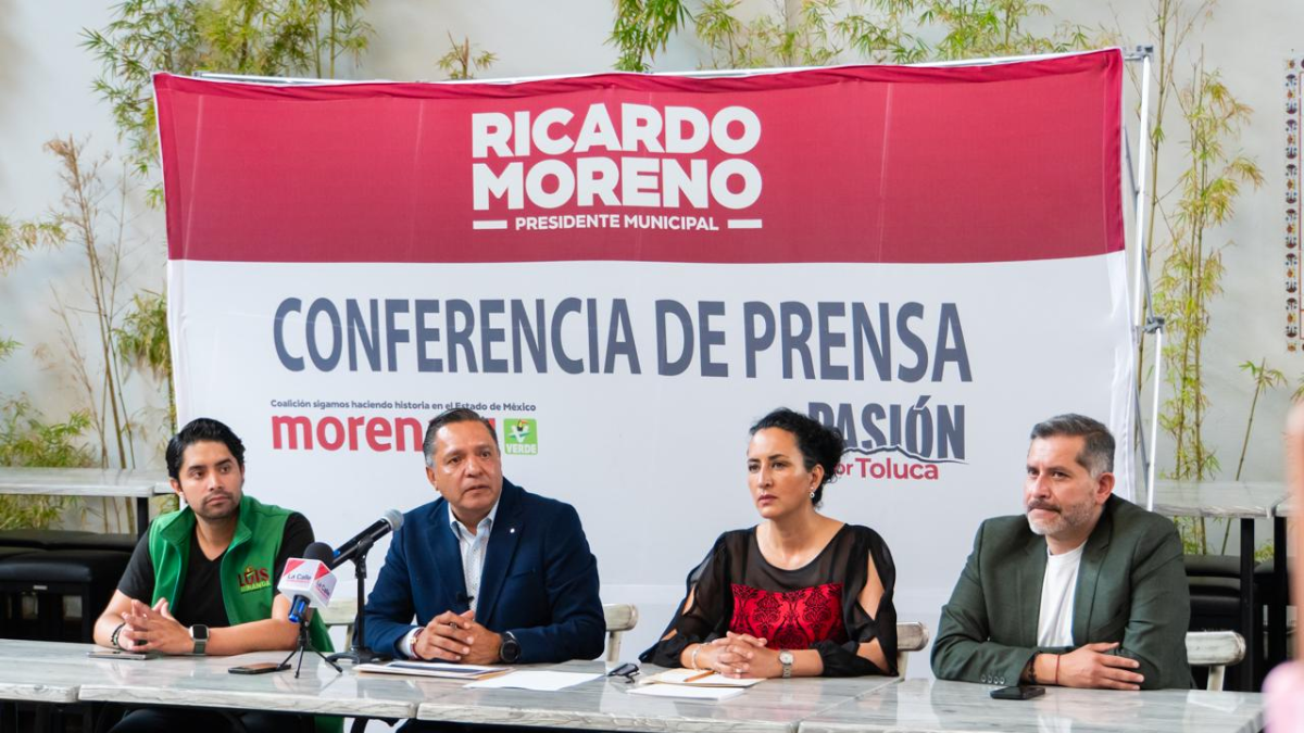 Ricardo Moreno en conferencia de prensa