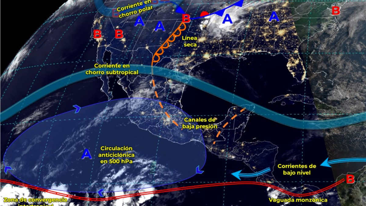 Pronostico del clima en el Estado de México y Ciudad de México.