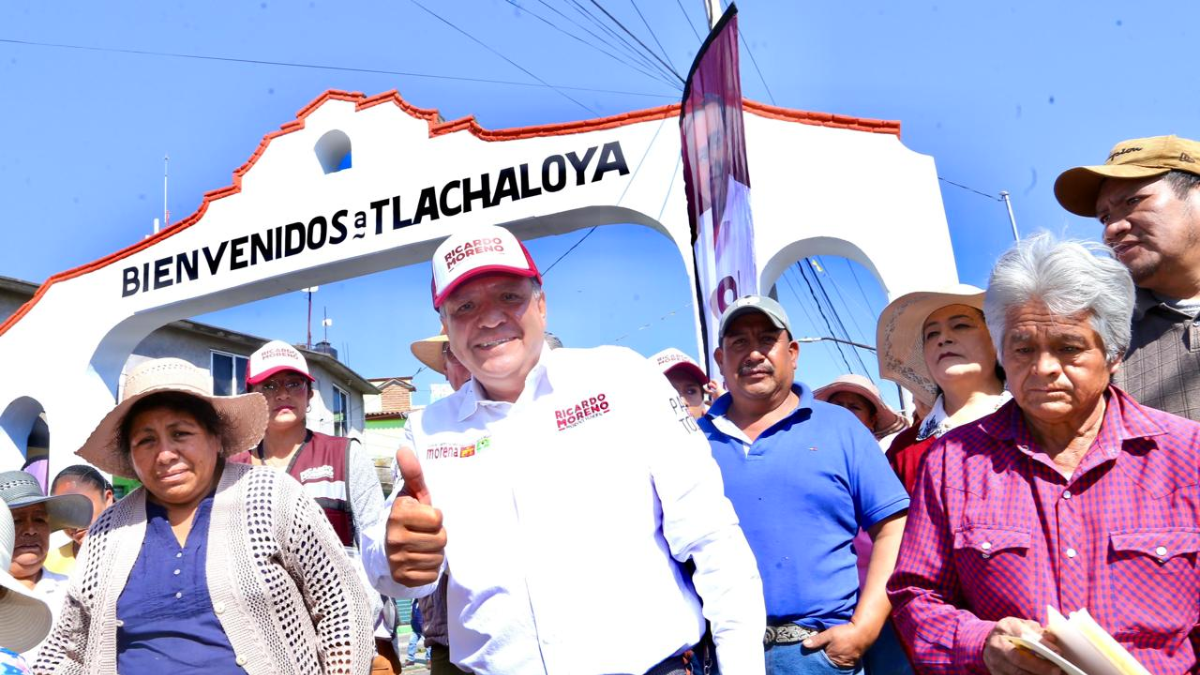 Ricardo Moreno visita Tlachaloya