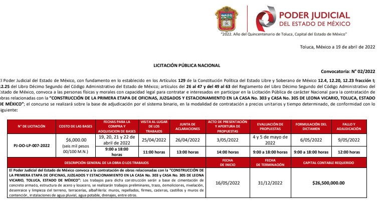 Edificios Poder Judicial