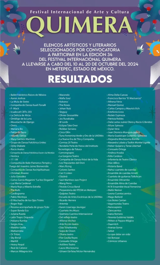 octubre festivales Edomex 