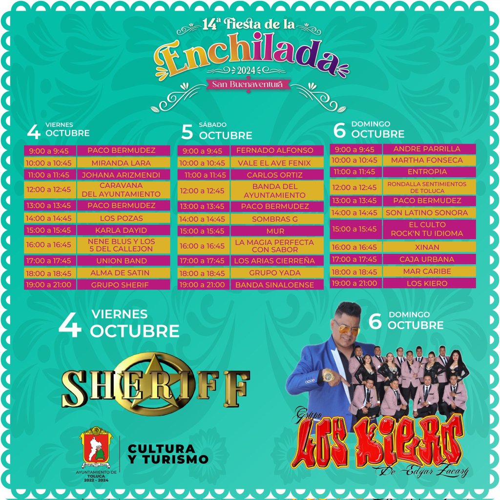 Fiesta de la Enchilada 2024 en Toluca