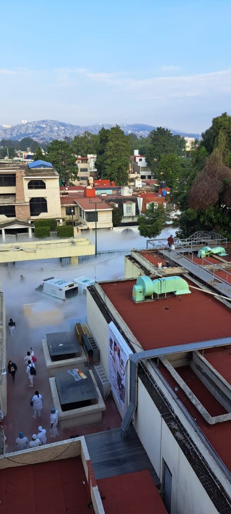 fuga oxígeno en hospital Tlalnepantla