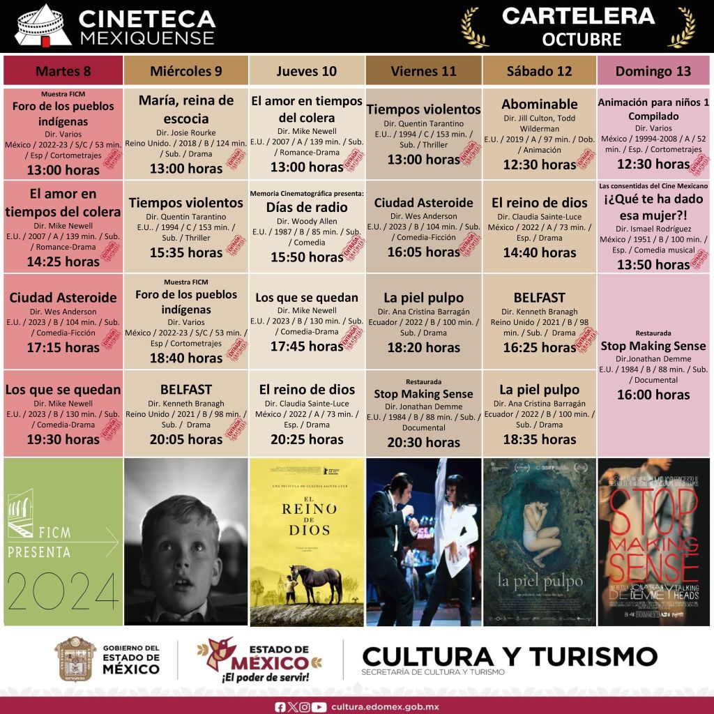 Agenda Cultural en Toluca y Metepec