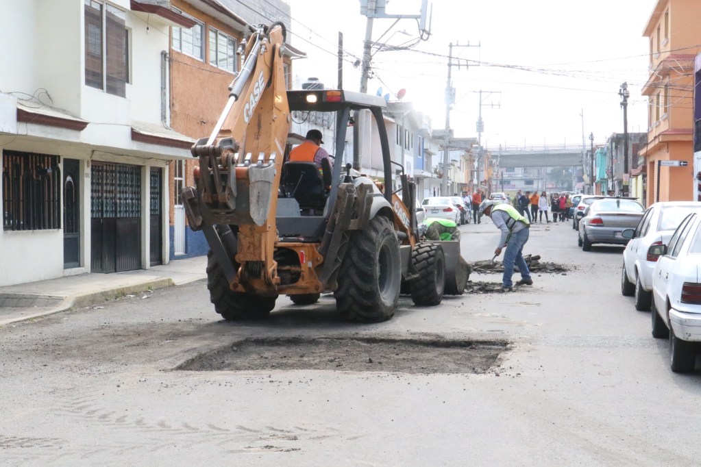 bacheo en Toluca