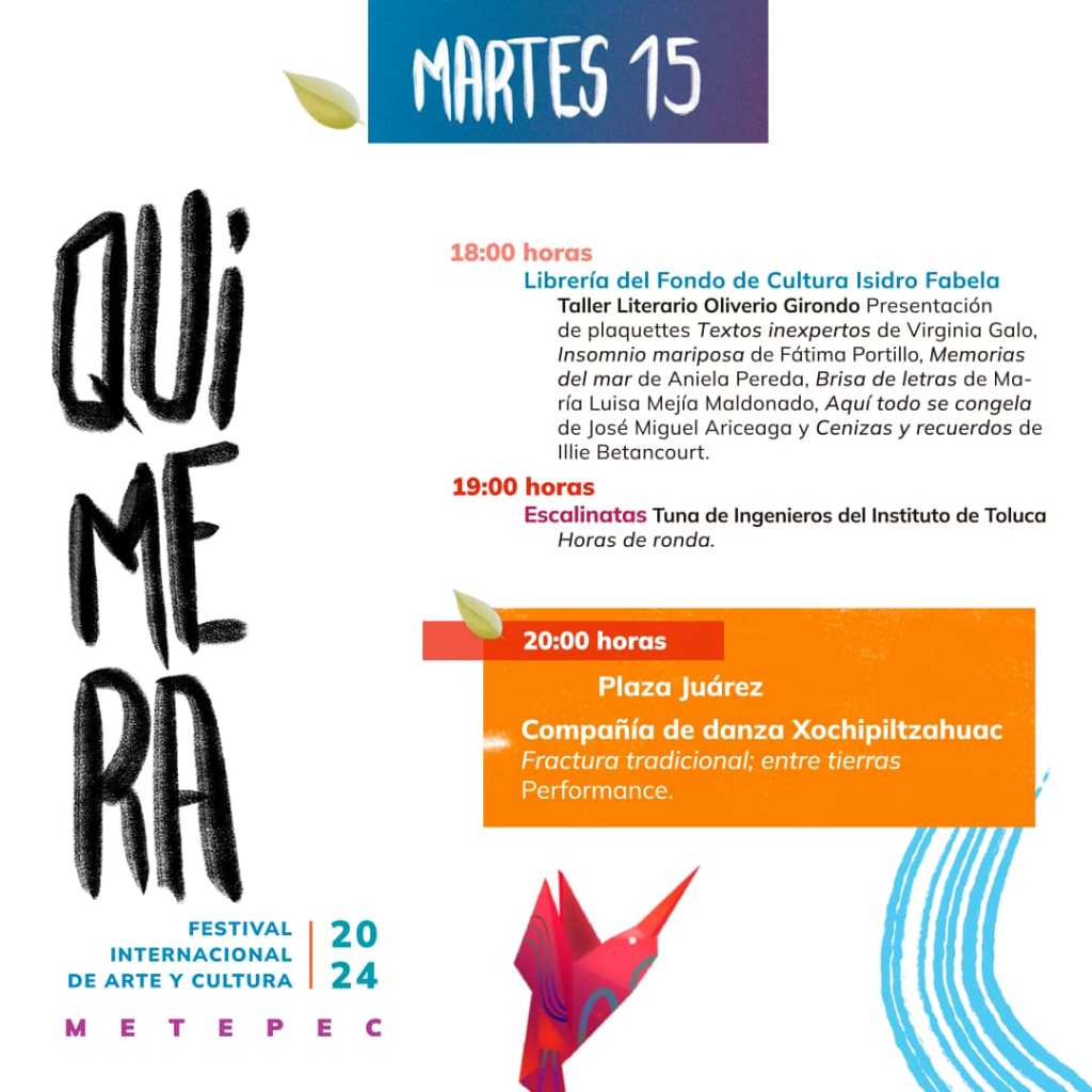 conciertos actividades Quimera 2024