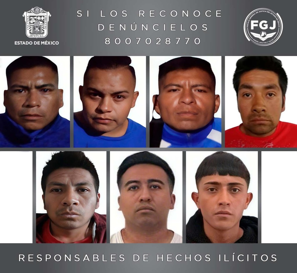 condenan siete secuestradores Edomex