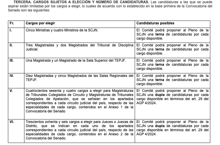 convocatoria juez México