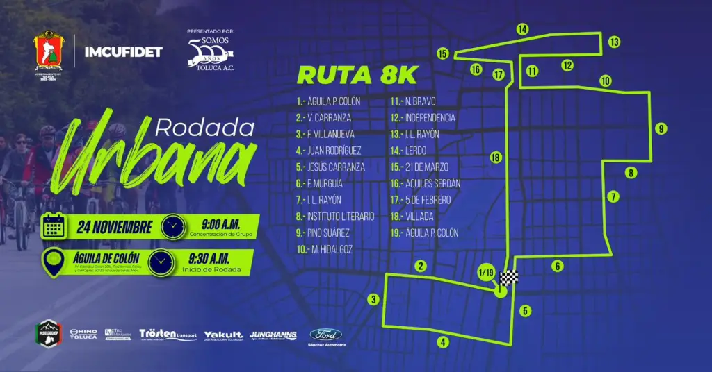 agenda deportiva finde Toluca