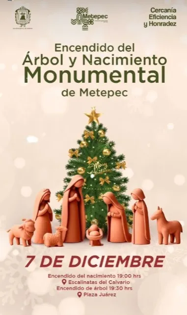 temporada navideña Toluca Metepec
