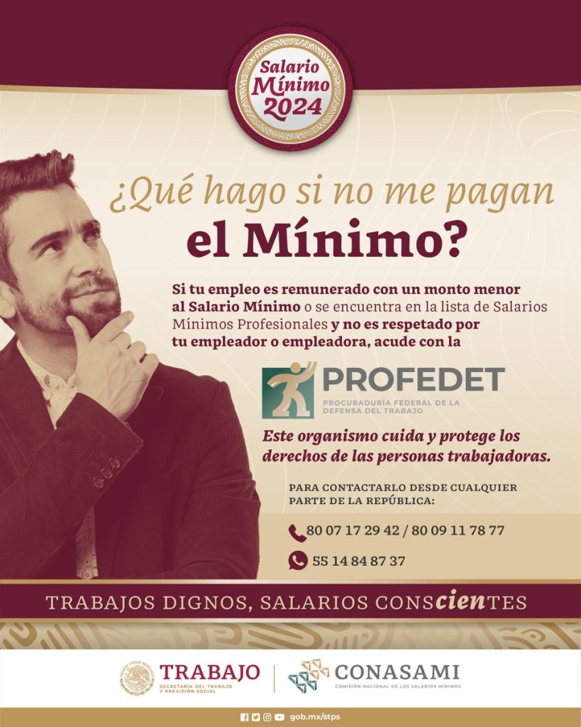salario mínimo Edomex