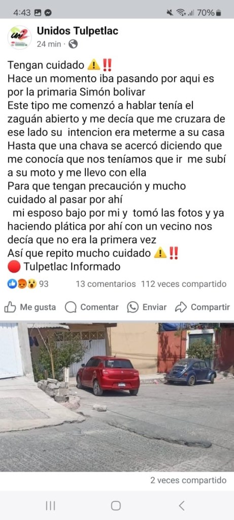 Acosador de mujeres detenido en Ecatepec