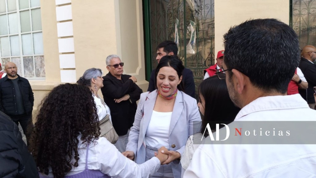 Eréndira Fierro recibió fuerte apoyo durante este jueves. Foto: Hugo Mujica