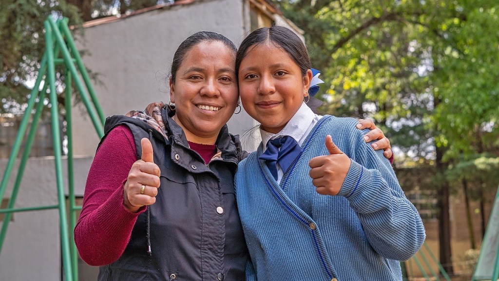Beneficiarias de las becas de gobierno