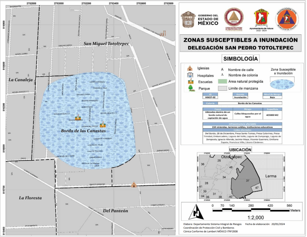 incendios e inundaciones en Edomex