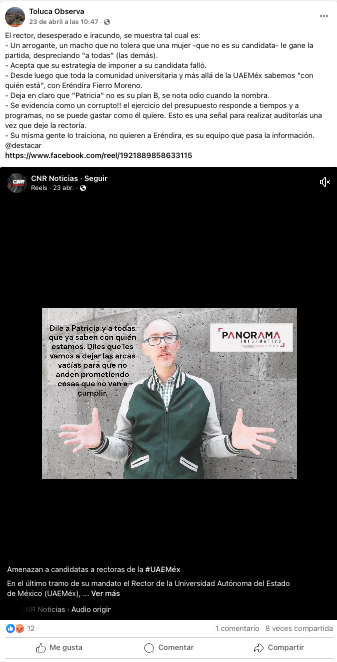 Toluca Observa sobre elecciones de la UAEMéx