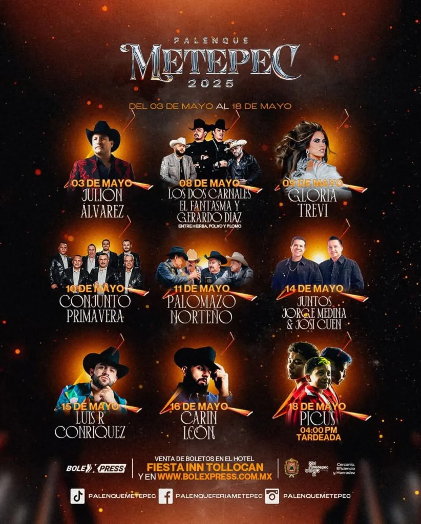 Verano lleno de ferias, aquí la lista de las más importantes del Edomex