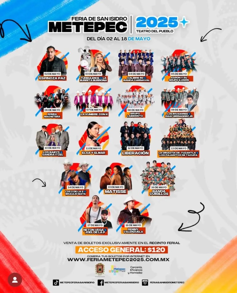 Verano lleno de ferias, aquí la lista de las más importantes del Edomex