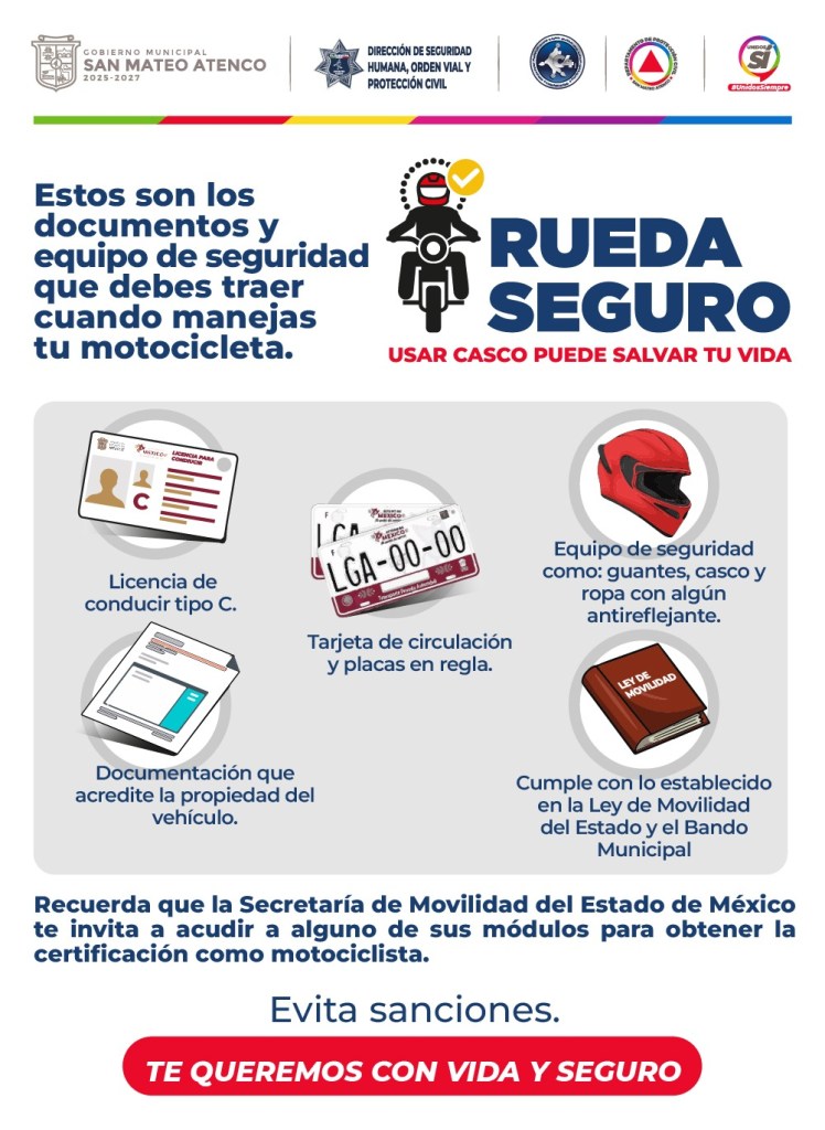 multas por no usar casco