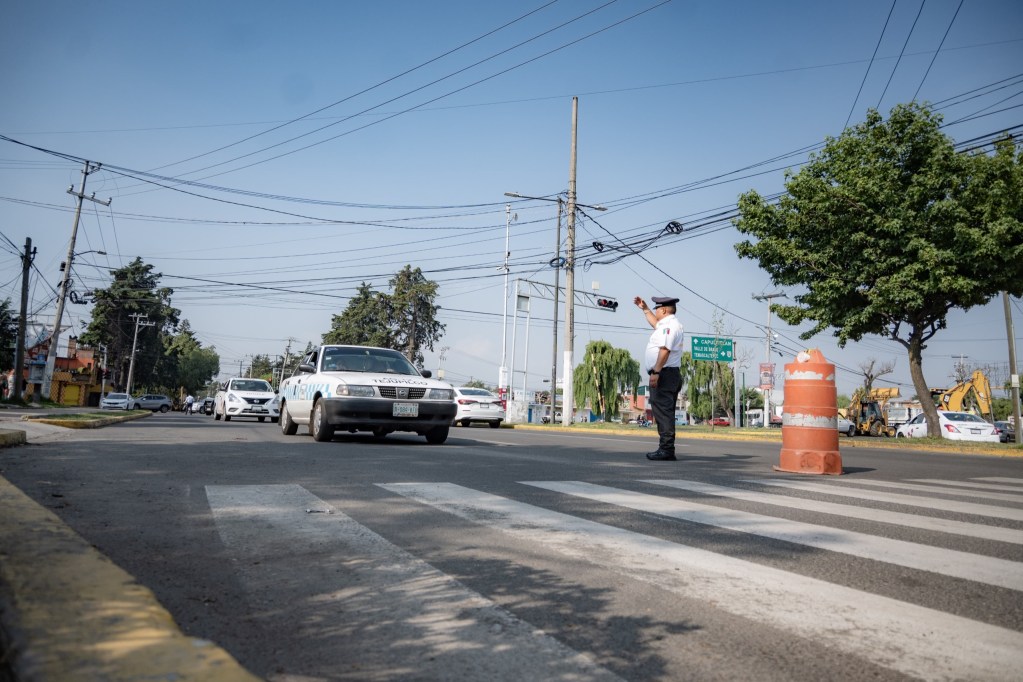 Carril contraflujo Paseo Colón