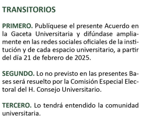 Convocatoria elección rectora UAEméx 2025
