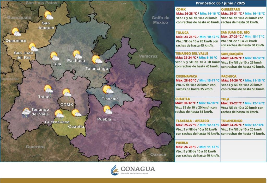 Clima Edomex fin de semana