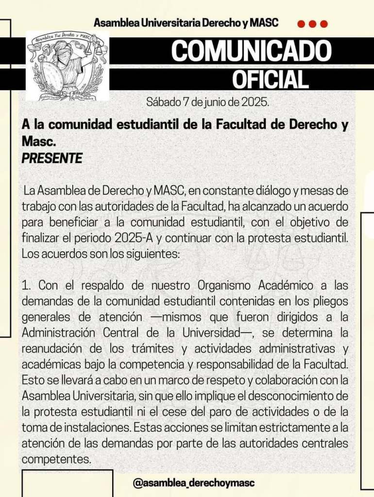 Derecho UAEMéx retomará clases