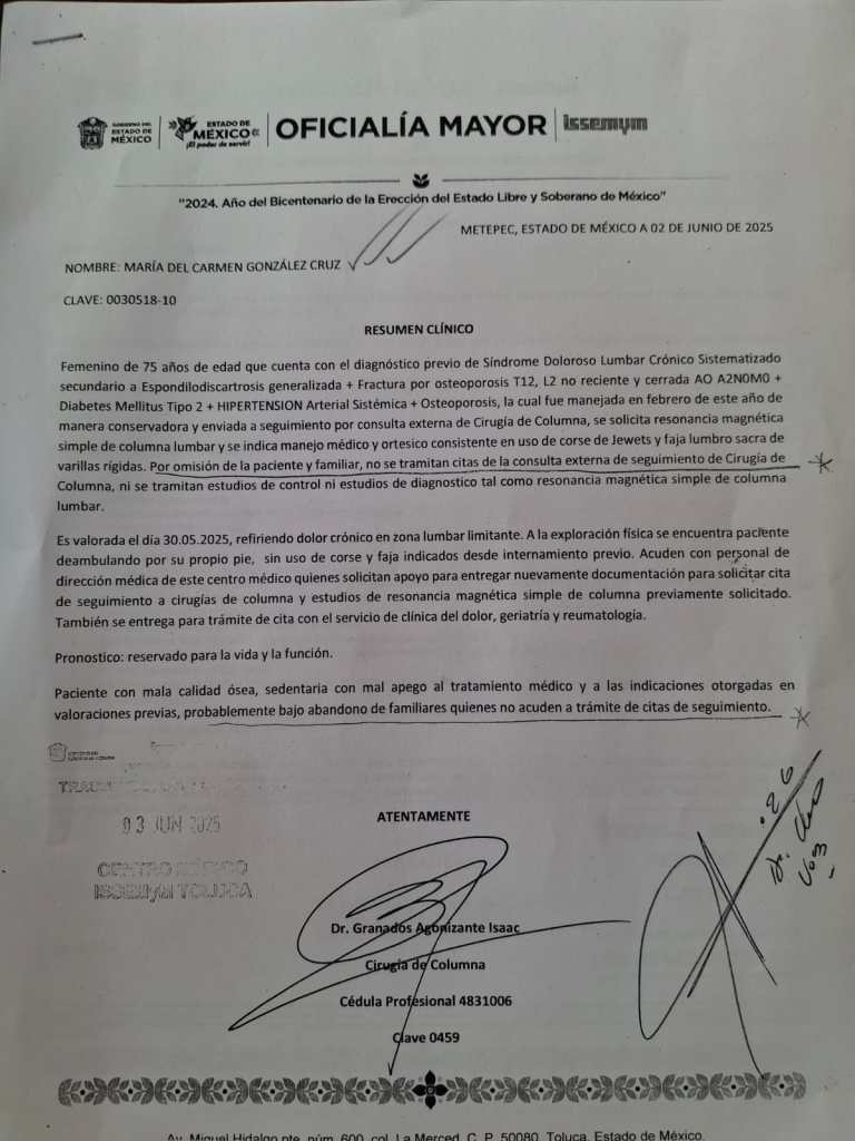 ISSEMyM abandono institucional