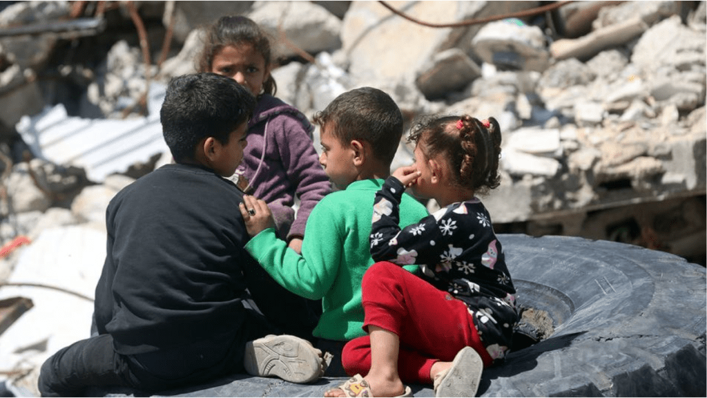 niños muertos en Gaza