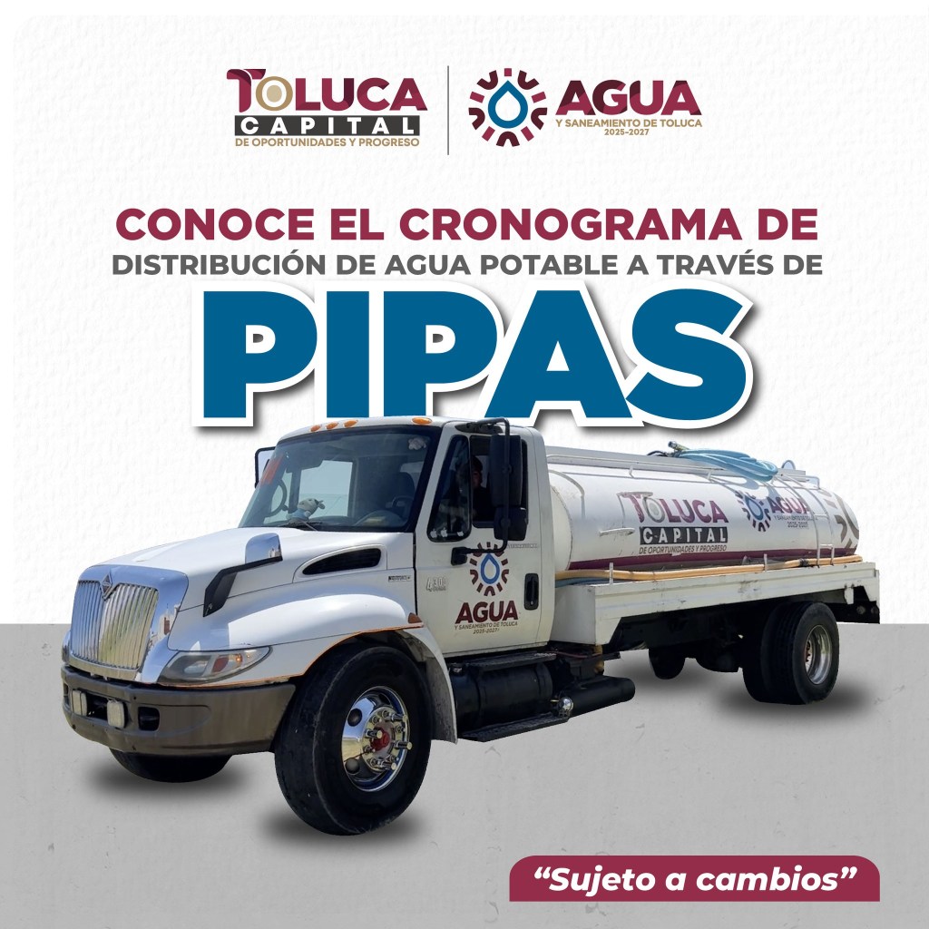 agua calendario toluca julio