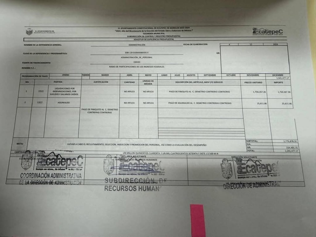 desafuero expresidente Ecatepec