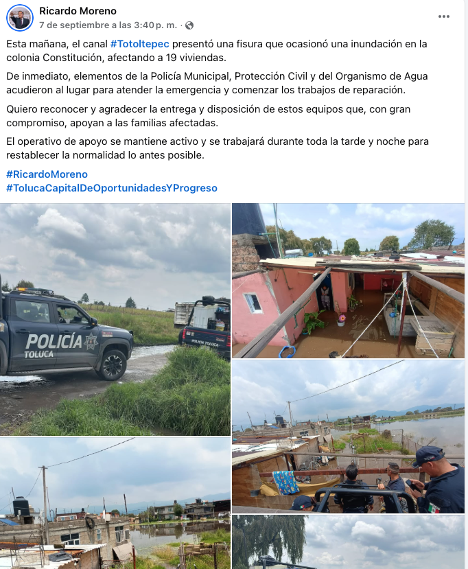 derrumbe casa Toluca