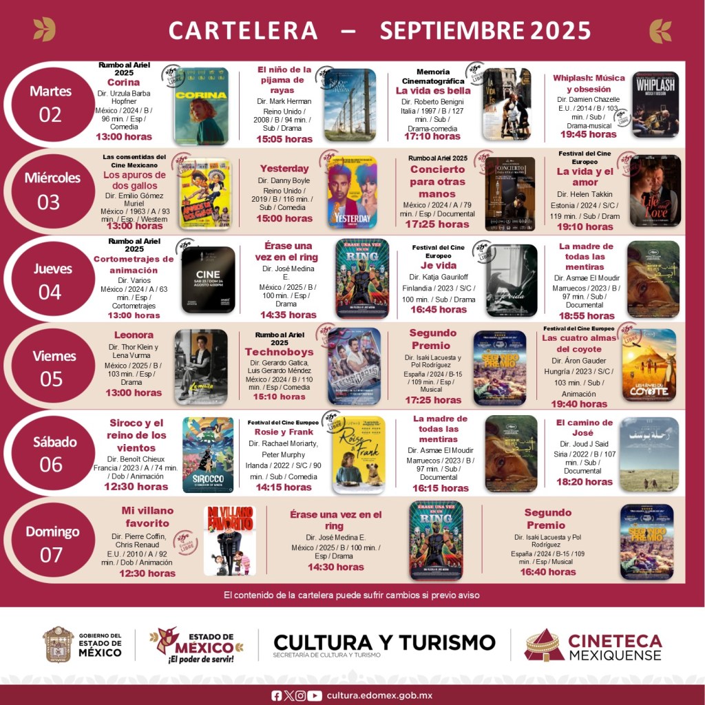 septiembre planes Toluca