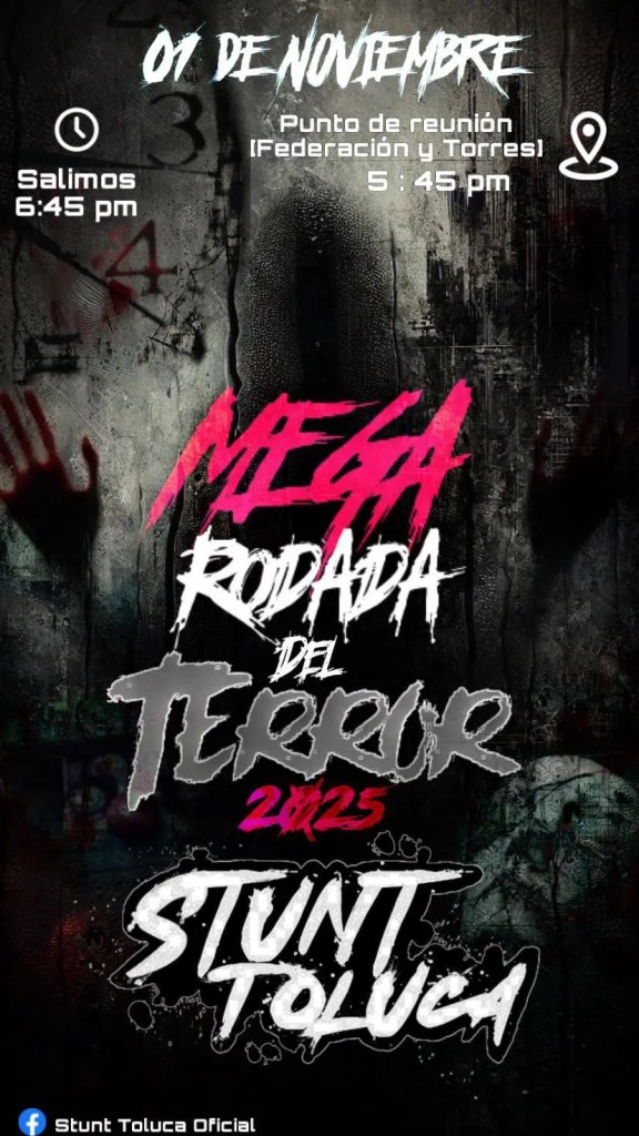 agenda de terror en Toluca