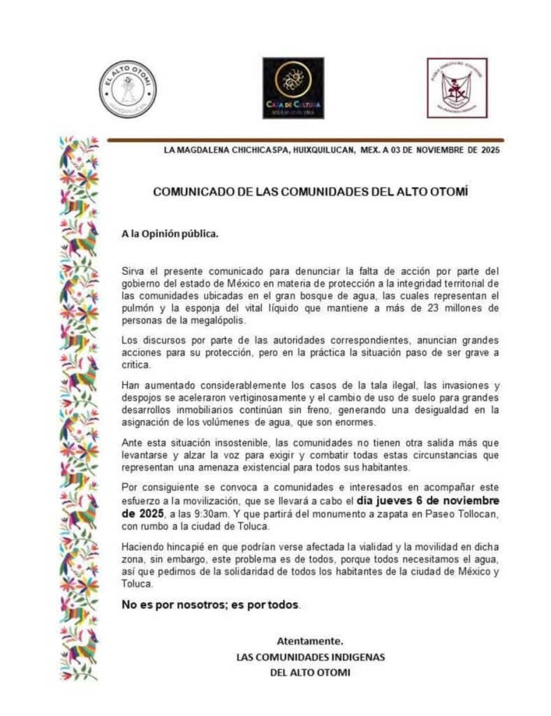Protestas Edomex