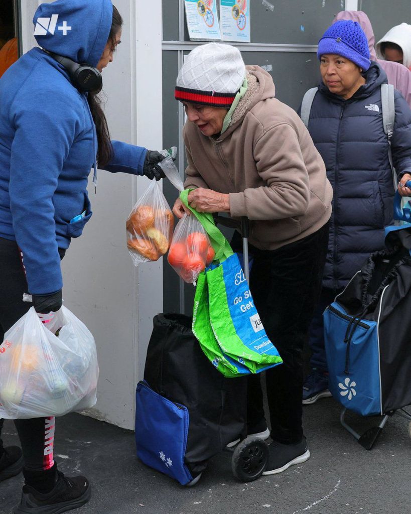 filas de comida estados unidos