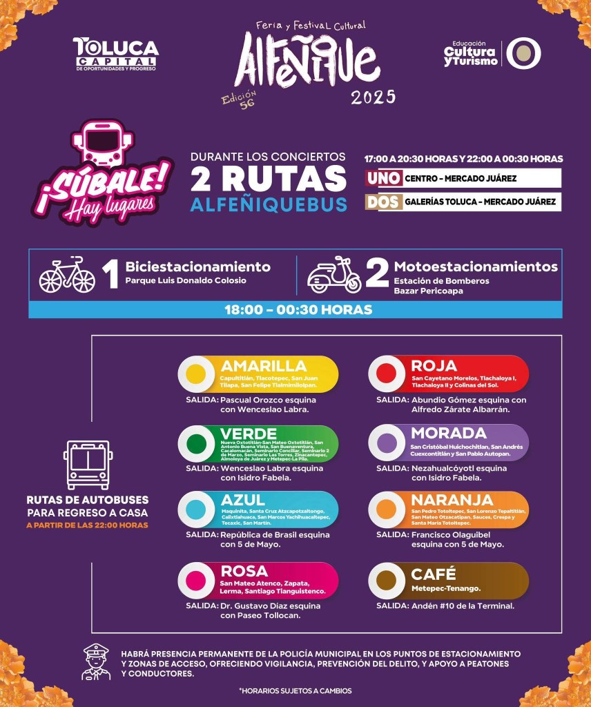 AlfeñiqueBus conciertos Toluca
