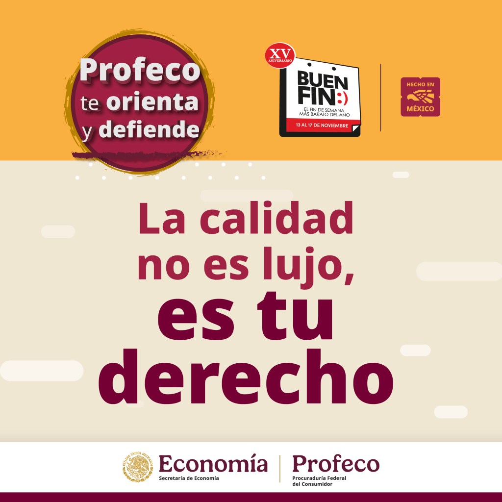 Buen Fin denuncias PROFECO