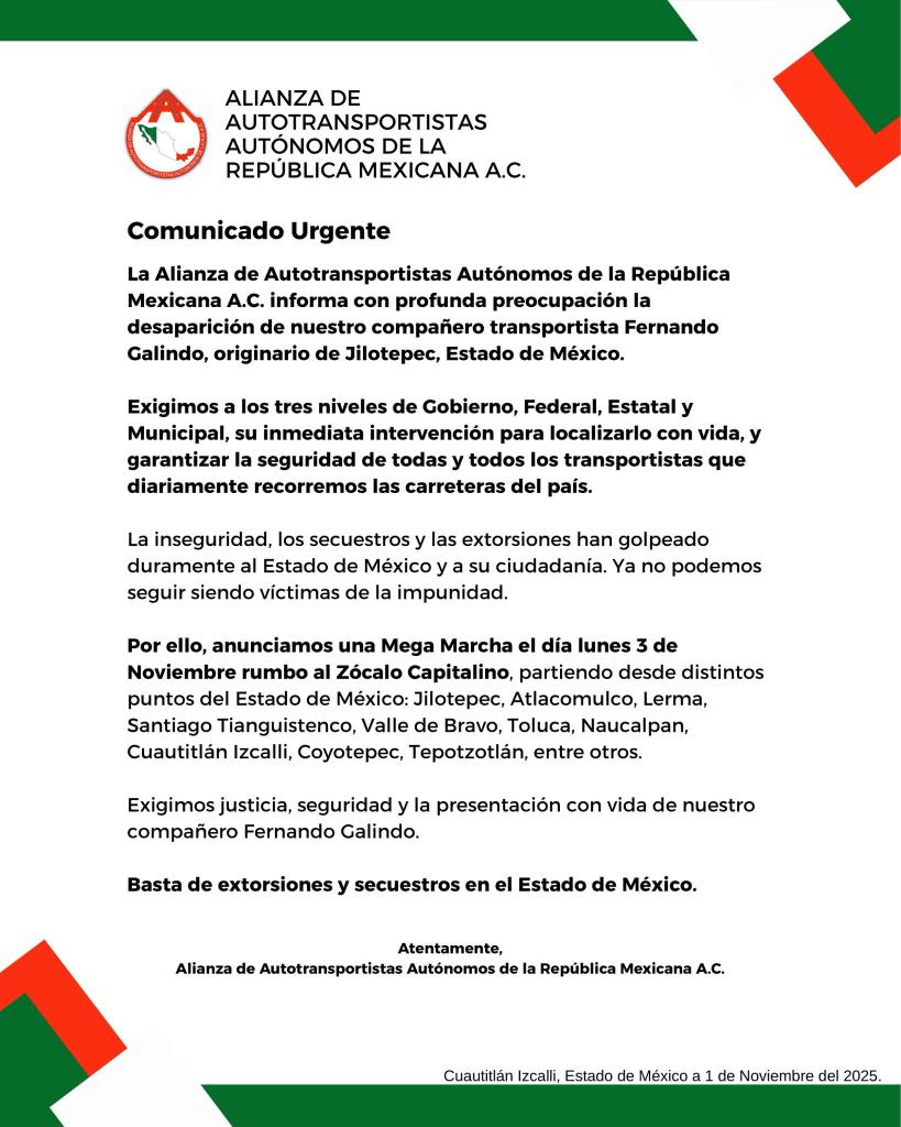 bloqueos transportistas edomex cdmx 